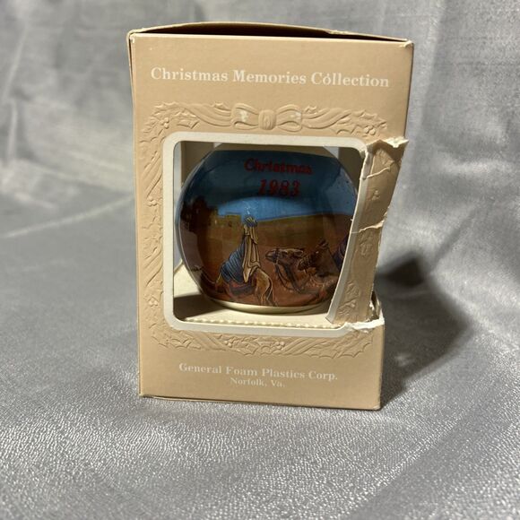 Christmas Memories Collection Vintage 1983 "Unbreakable" Satin Ornament - Picture 2 of 7